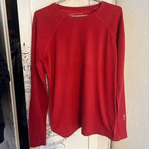 Like New Figs Red Shimmer Limited Edition Seamless Underscrub